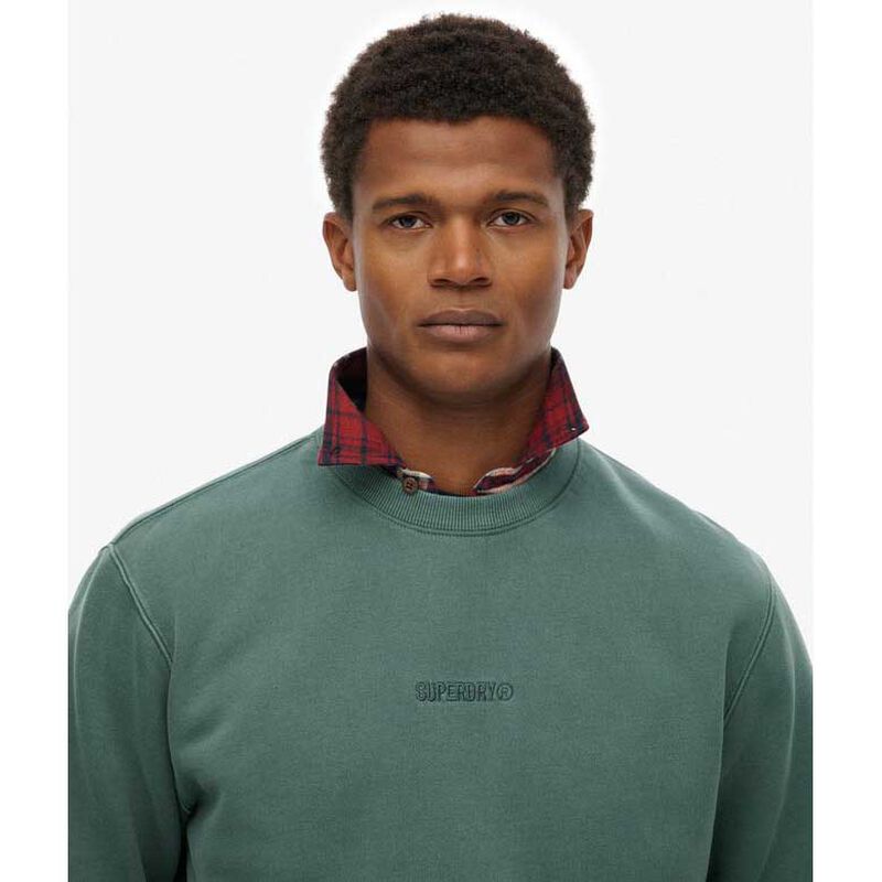 Micro Logo Crew - Stormy Green - Chillis & More NZ