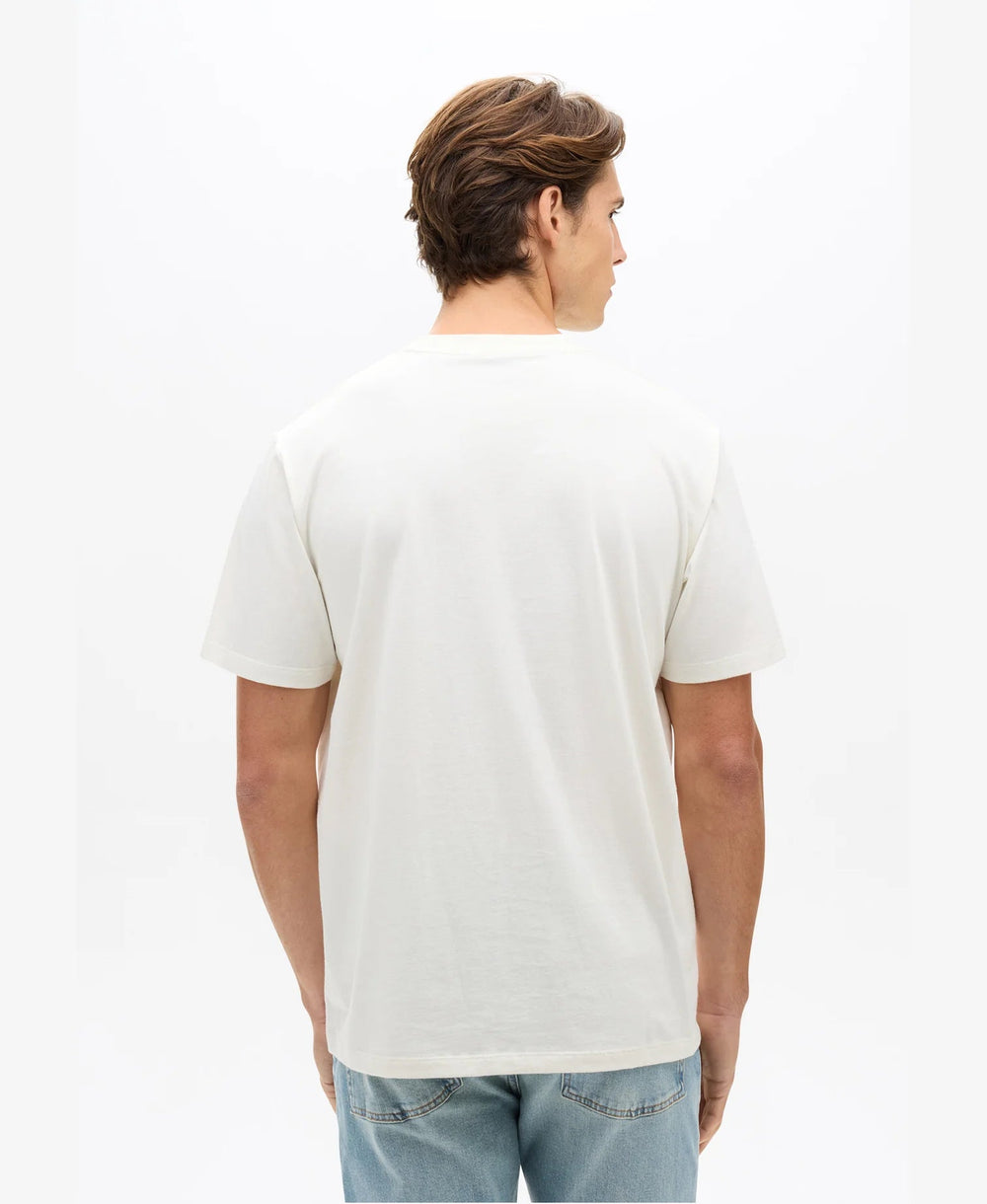 Micro Logo Tee - Bone White - Chillis & More NZ