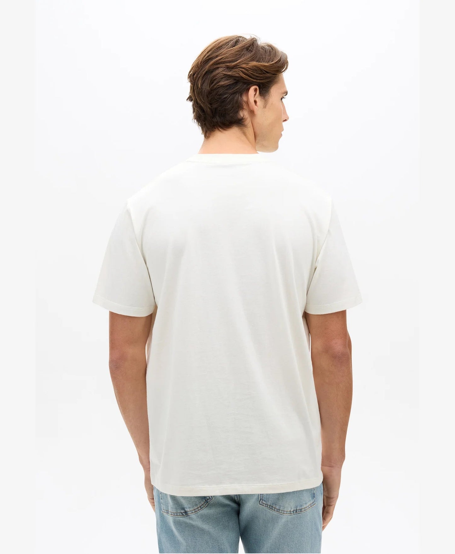 Micro Logo Tee - Bone White - Chillis & More NZ
