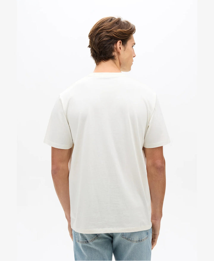 Micro Logo Tee - Bone White - Chillis & More NZ