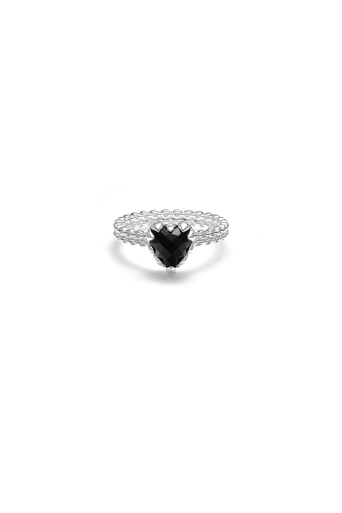 Mini Claw Ring - Onyx - Chillis & More NZ