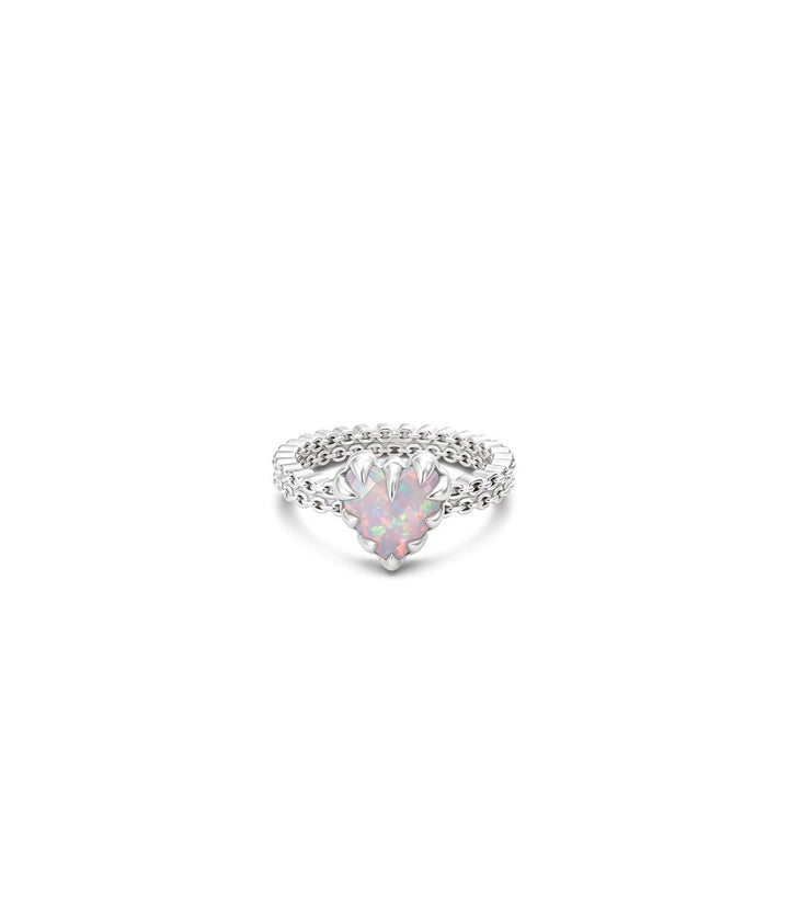 Mini Claw Ring - Pink Bello Opal - Chillis & More NZ