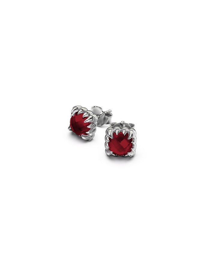 Mini Claw Studs - Garnet - Chillis & More NZ