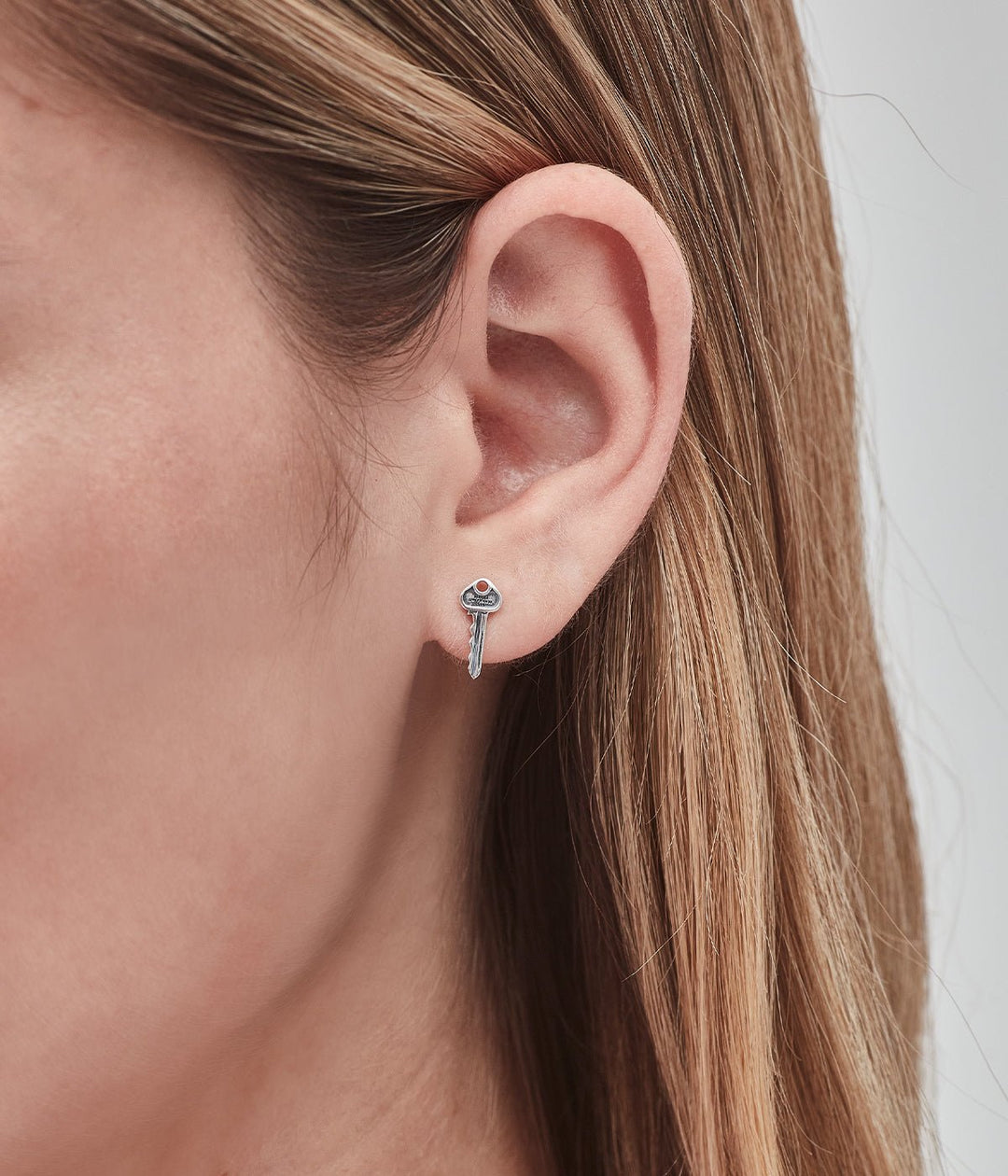 Mini Key Stud Earrings - Chillis & More NZ