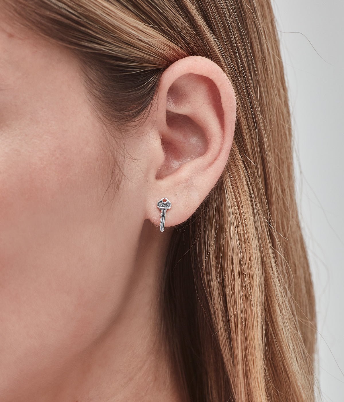 Mini Key Stud Earrings - Chillis & More NZ