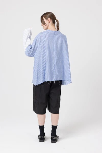 Minimal Sweater - Blue White Stripes - Chillis & More NZ