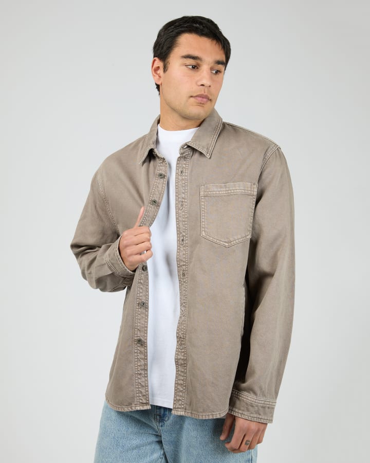 Moab LS Shirt - Mushroom - Chillis & More NZ