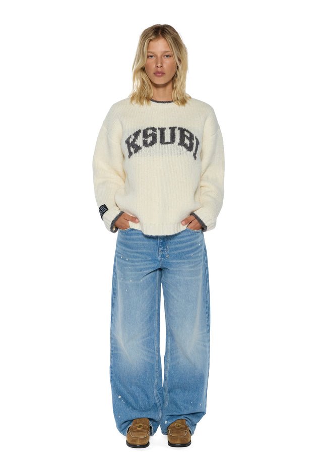 Moment Sweater - Off White - Chillis & More NZ