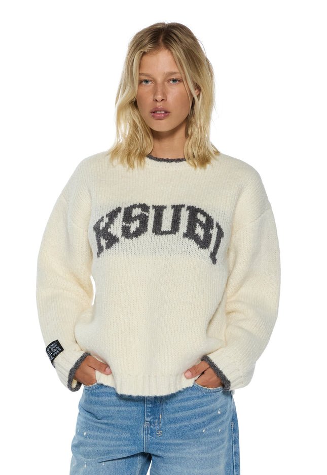 Moment Sweater - Off White - Chillis & More NZ