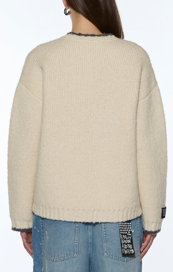 Moment Sweater - Off White - Chillis & More NZ