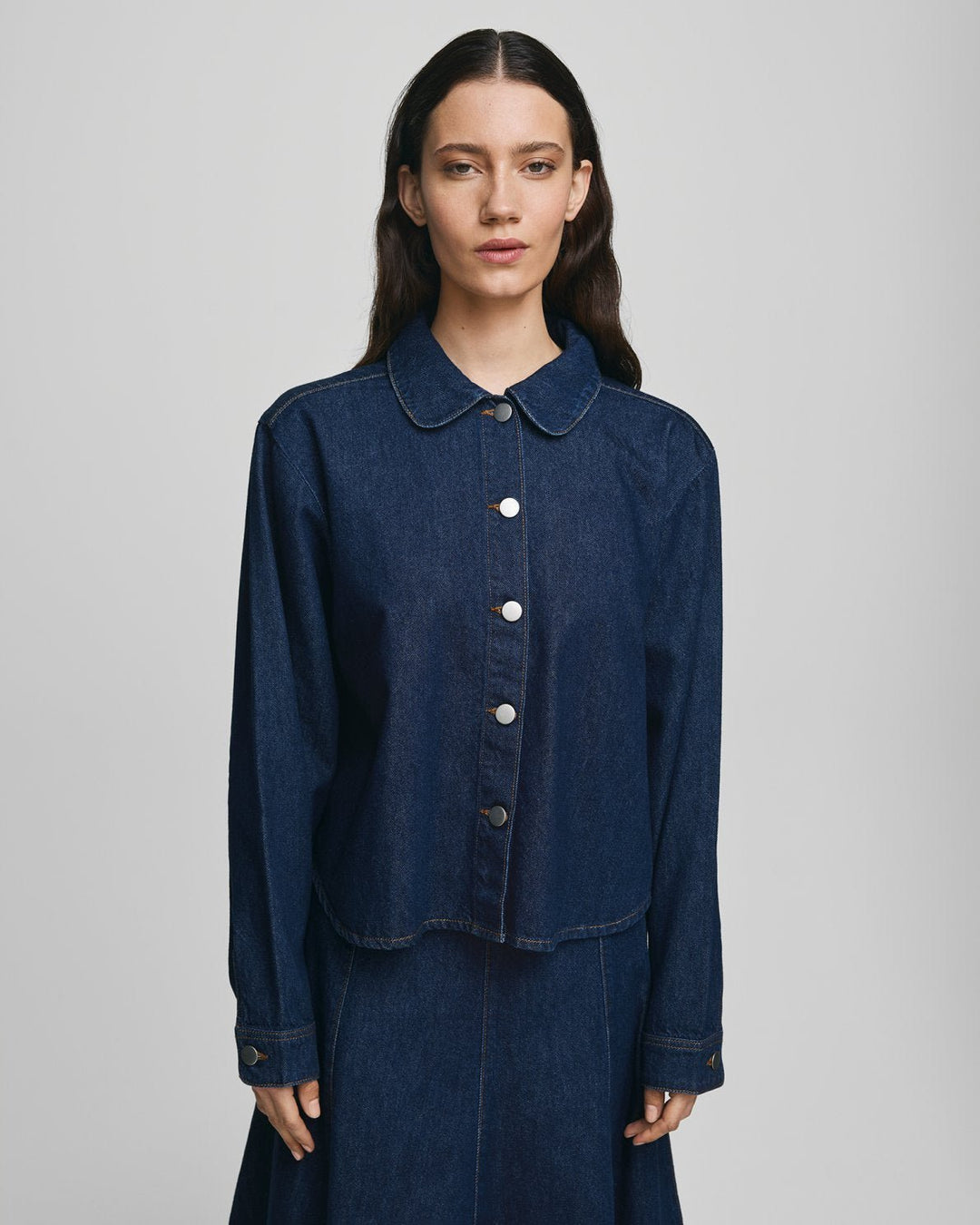 MSCH Adna Elena Shirt - Dark Blue Wash - Chillis & More NZ