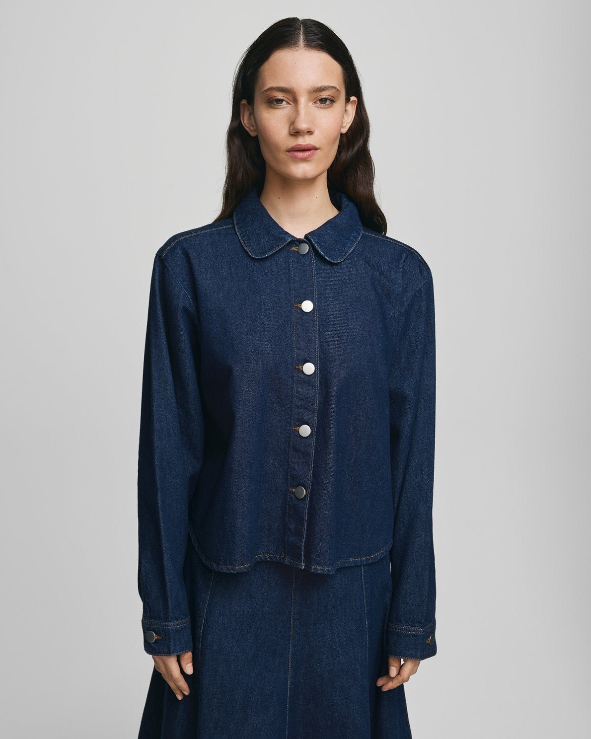 MSCH Adna Elena Shirt - Dark Blue Wash - Chillis & More NZ