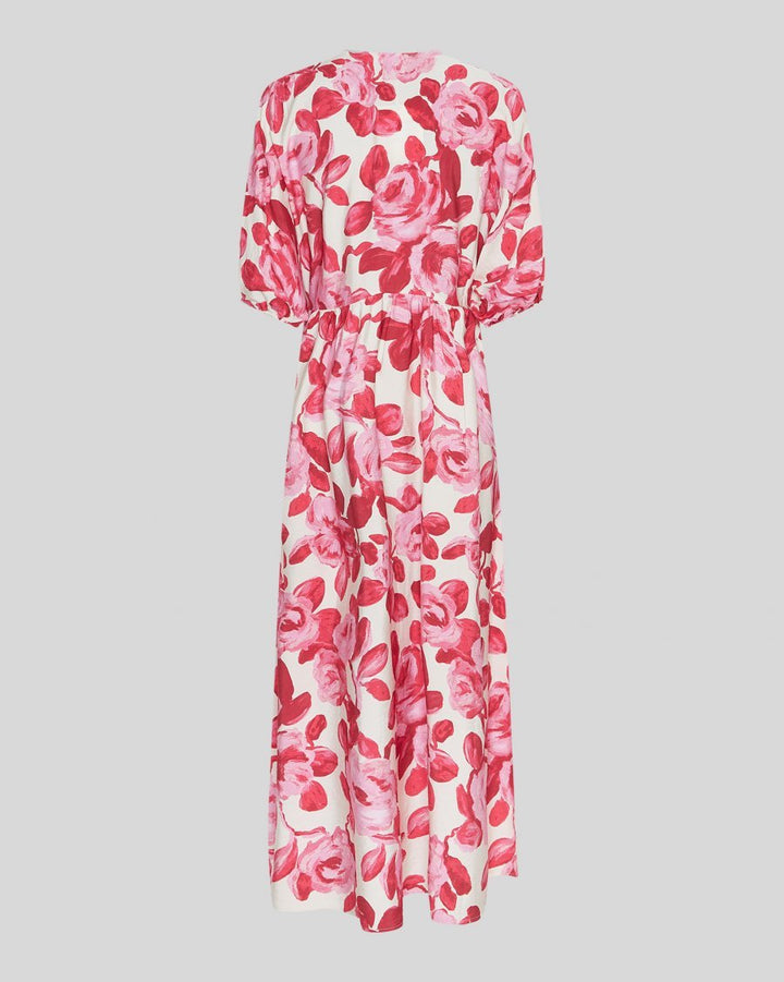 MSCH Edrina 2/4 Dress AOP - Red Rose Flower - Chillis & More NZ