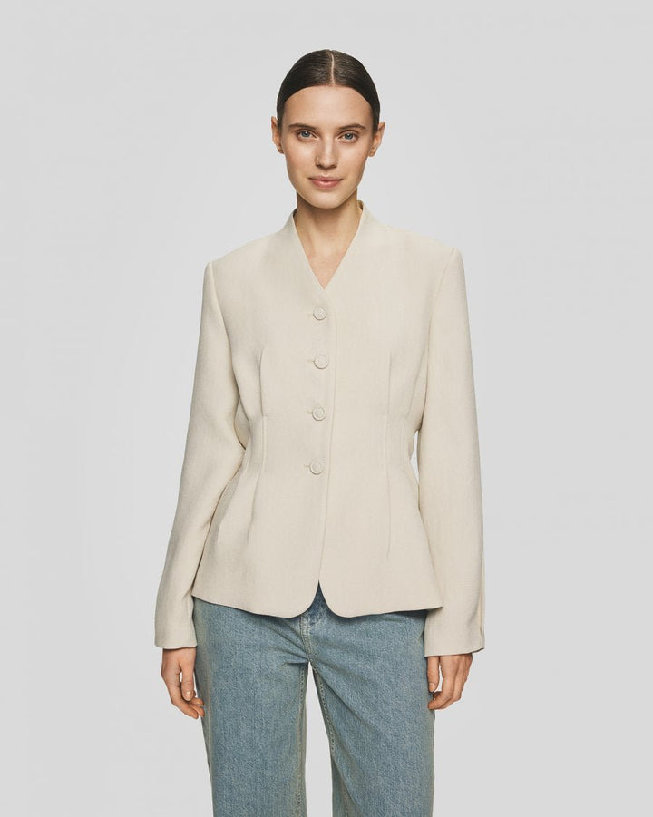 MSCH Esteriane Blazer - Oatmeal Melange - Chillis & More NZ