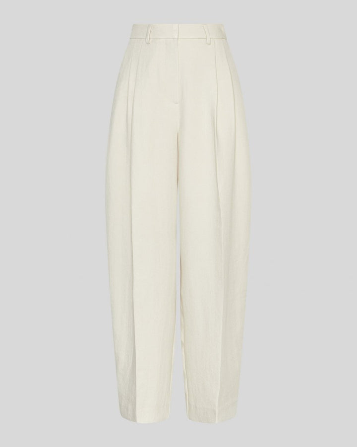 MSCH Esteriane HW Pants - Oatmeal Melange - Chillis & More NZ