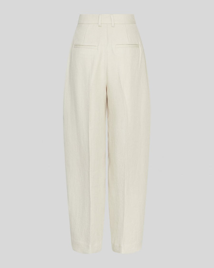 MSCH Esteriane HW Pants - Oatmeal Melange - Chillis & More NZ