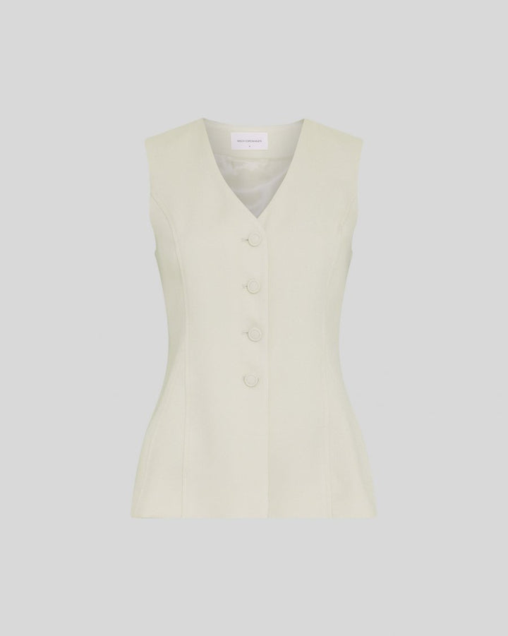 MSCH Esteriane Waistcoat - Oatmeal Melange - Chillis & More NZ