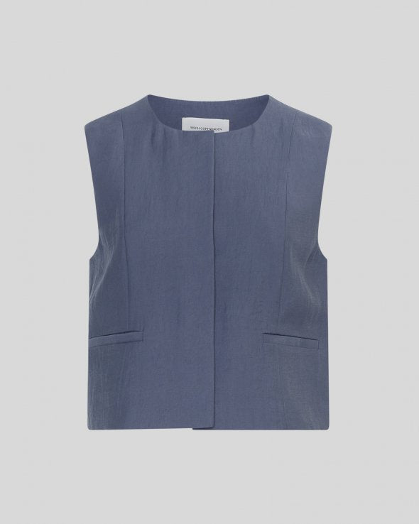 MSCH Frode Waistcoat - Vintage Indigo - Chillis & More NZ