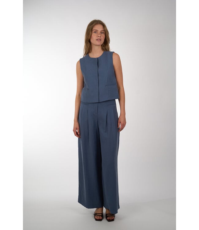 MSCH Frode Waistcoat - Vintage Indigo - Chillis & More NZ