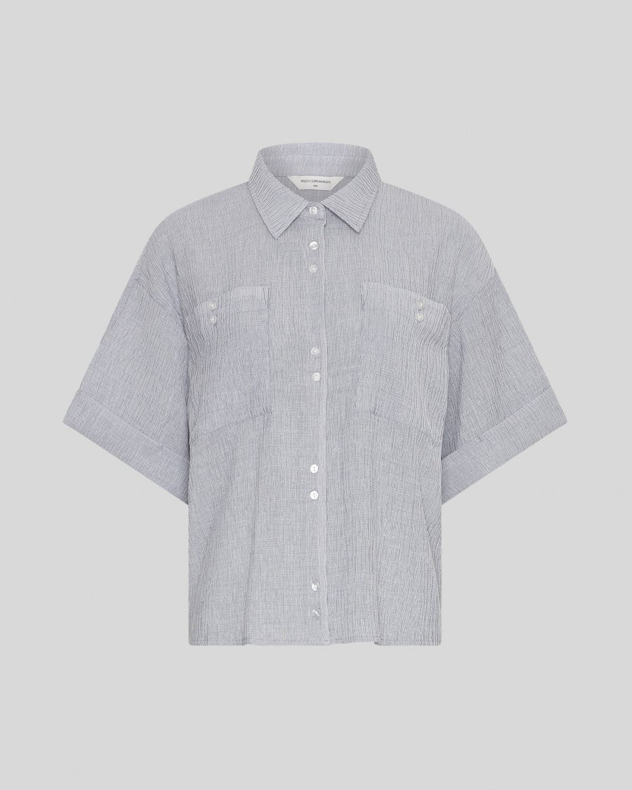 MSCH Kinley 2/4 Shirt STP - Oceana/B White - Chillis & More NZ
