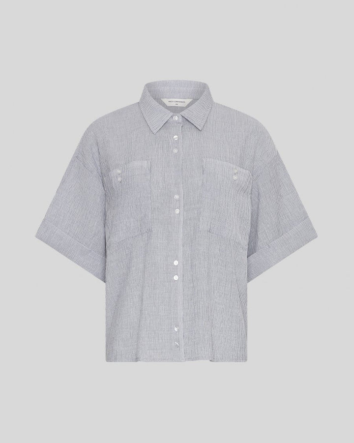 MSCH Kinley 2/4 Shirt STP - Oceana/B White - Chillis & More NZ