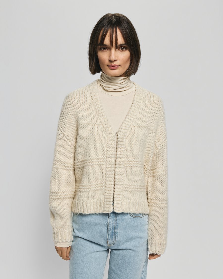 MSCH Leilani Heidi Cardigan - Oatmeal Melange - Chillis & More NZ