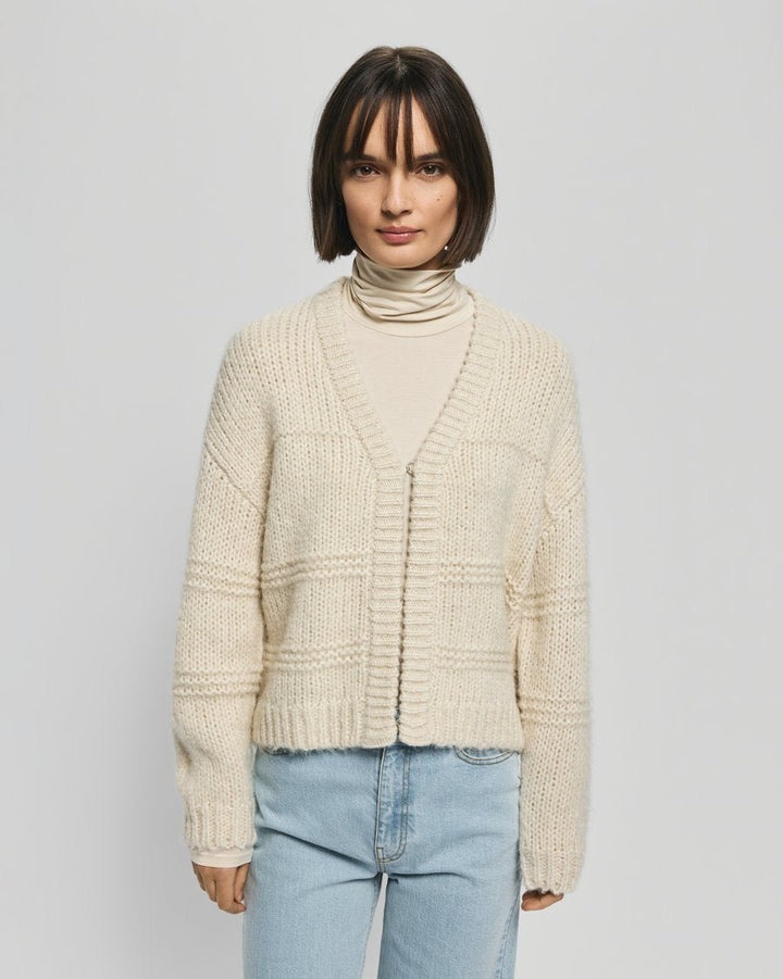MSCH Leilani Heidi Cardigan - Oatmeal Melange - Chillis & More NZ