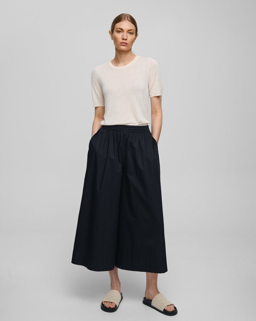 MSCH Lenna HW Skirt Pants - Black - Chillis & More NZ