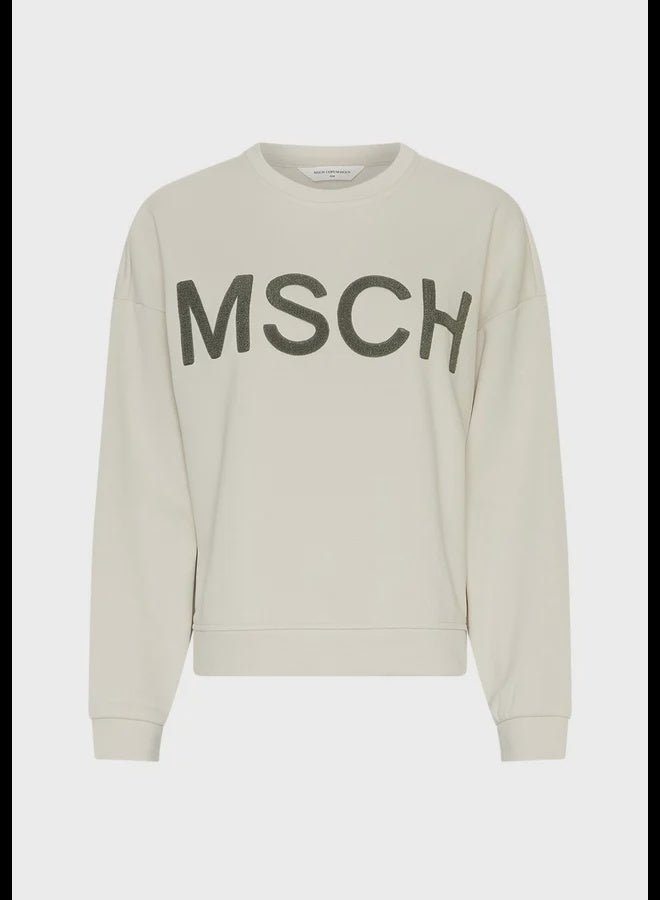 MSCH Mela Briena MSCH Sweatshirt - Oatmeal - Chillis & More NZ