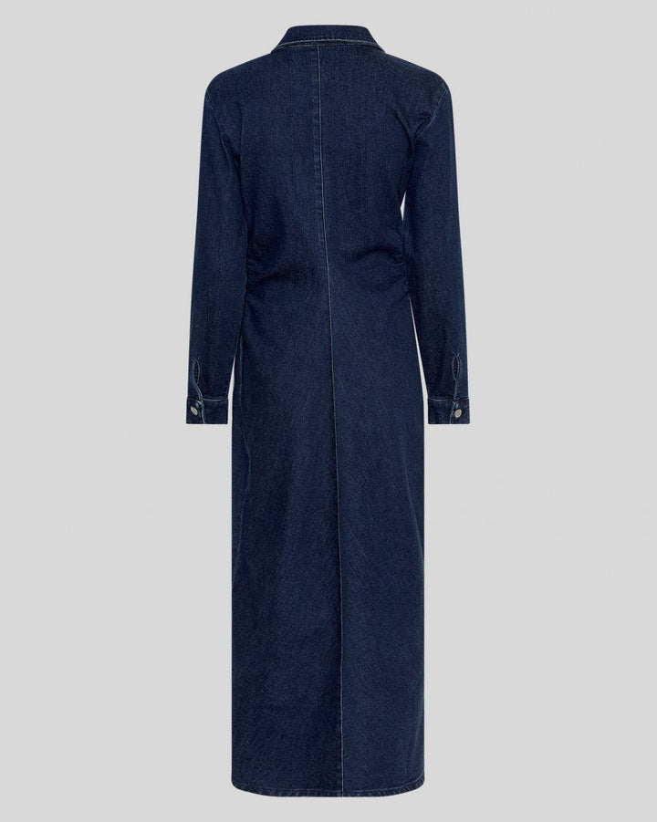 MSCH Mow Shirt Dress - Dark Blue Wash - Chillis & More NZ