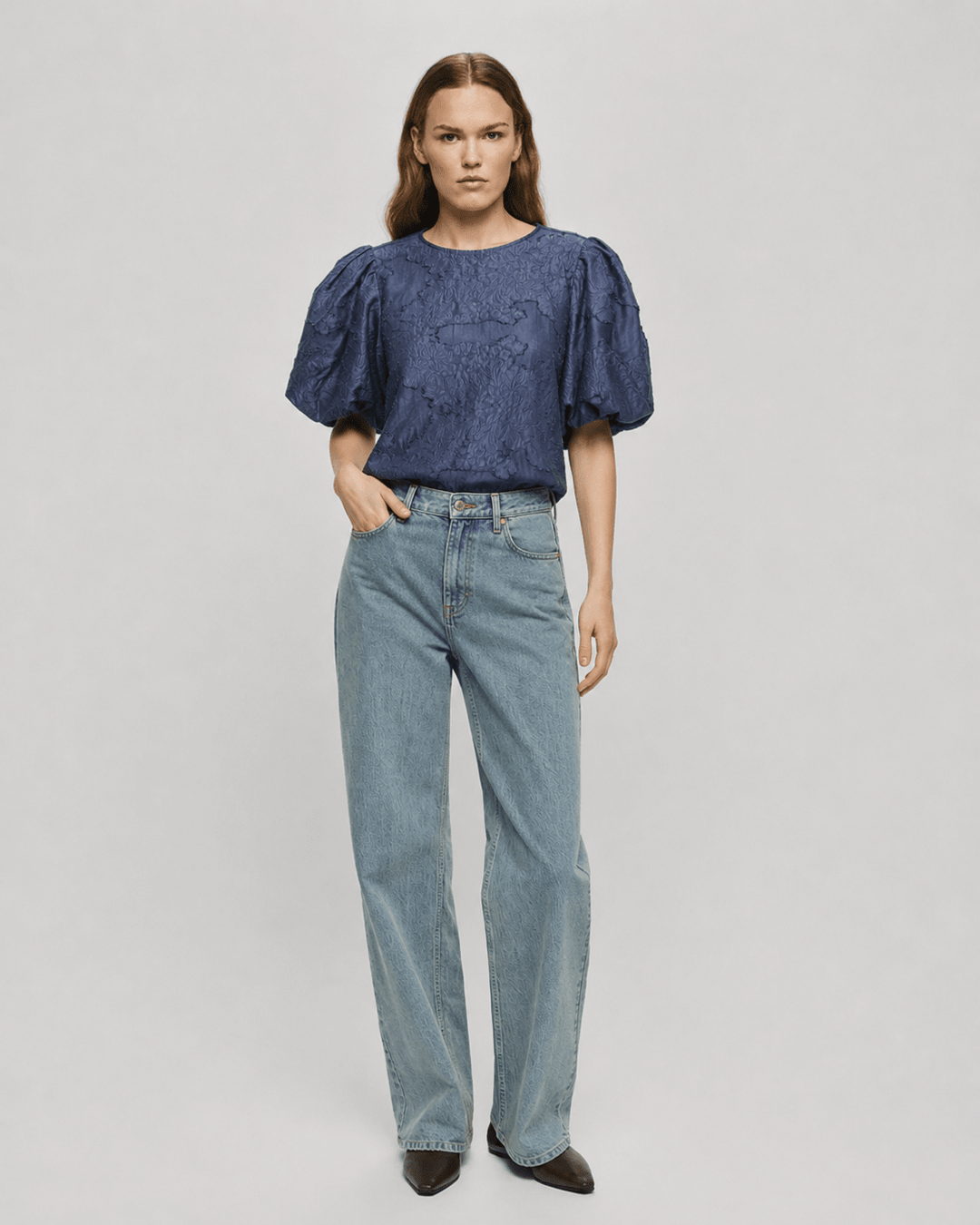 MSCH Orkidea 2/4 Top - Vintage Indigo - Chillis & More NZ