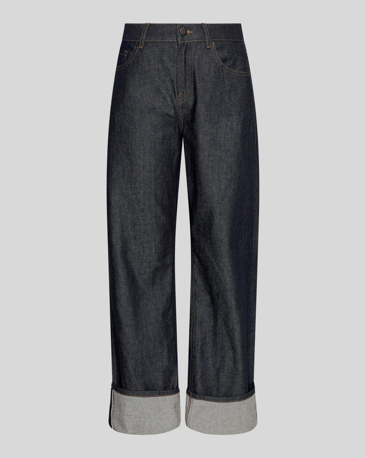 MSCH Rajka Oda Loose Jeans - Dark Blue Wash - Chillis & More NZ