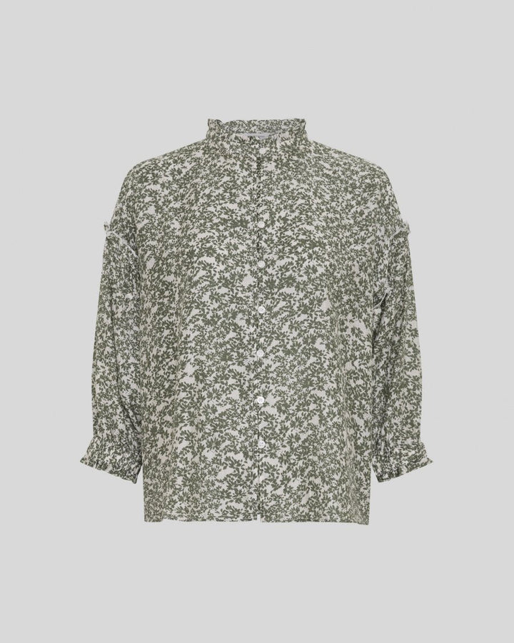MSCH Seraphina Shirt AOP - Egret Flower - Chillis & More NZ