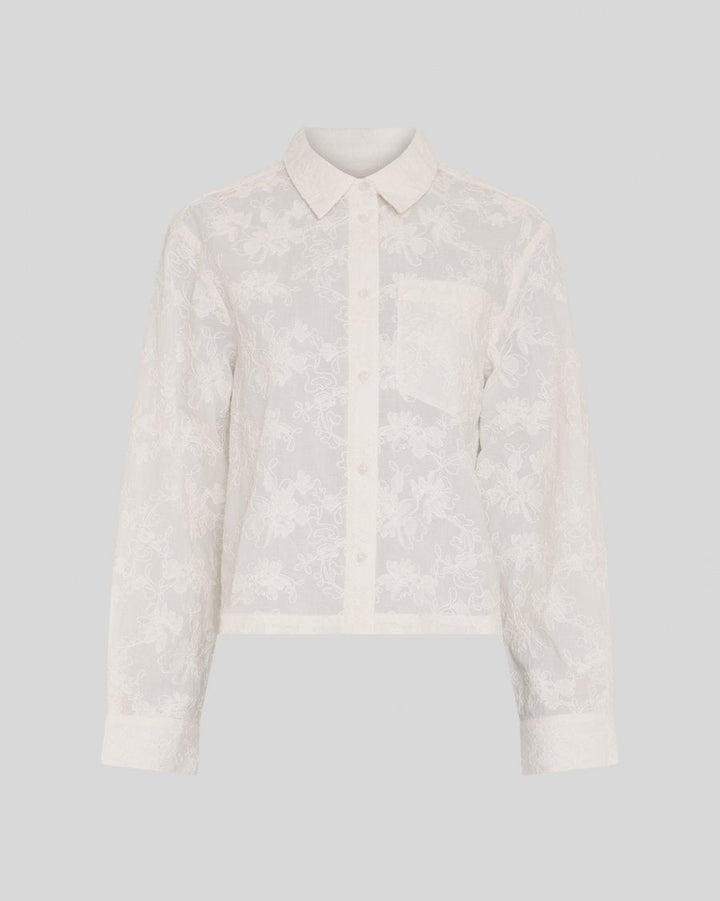 MSCH Sylvia Shirt EMB - Egret - Chillis & More NZ
