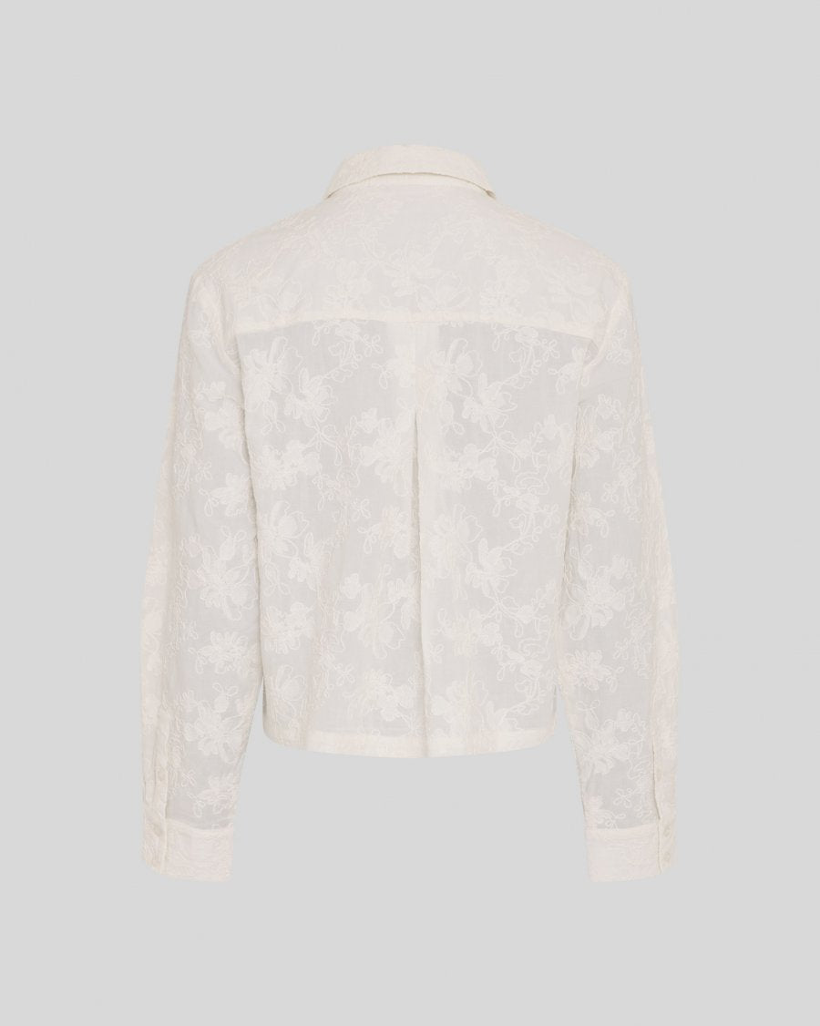 MSCH Sylvia Shirt EMB - Egret - Chillis & More NZ