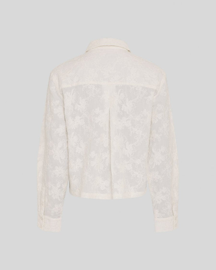 MSCH Sylvia Shirt EMB - Egret - Chillis & More NZ