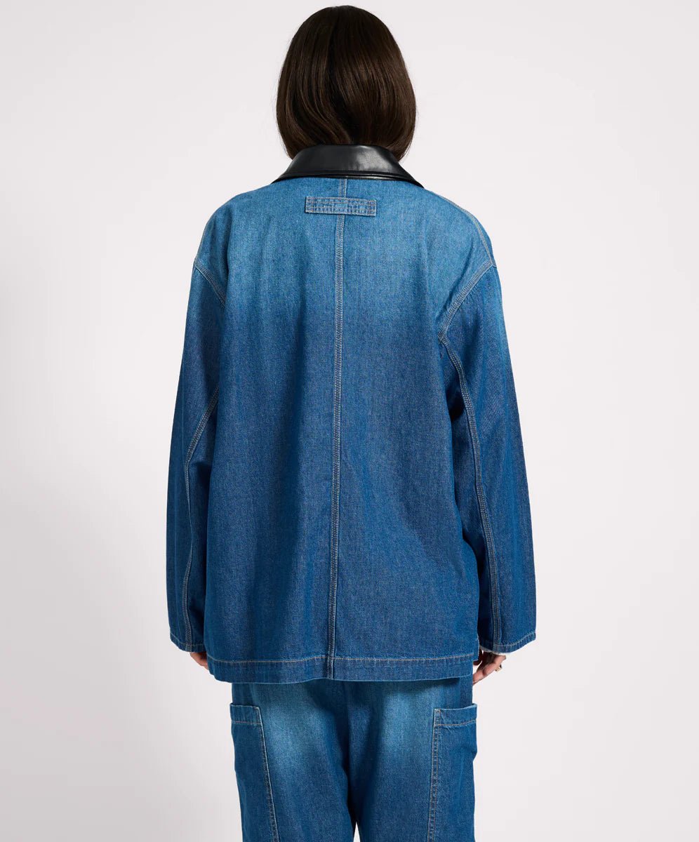 My Boyfriends Denim Shacket - Chillis & More NZ