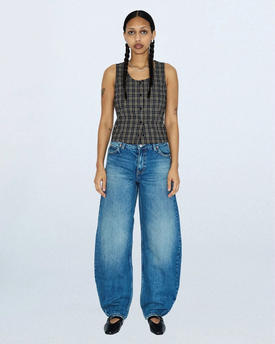 Nanci Barrel Jeans - Drift Mid Used - Chillis & More NZ