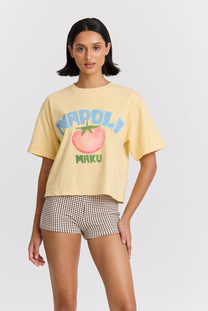 Napoli Boxy Crop Tee - Chillis & More NZ