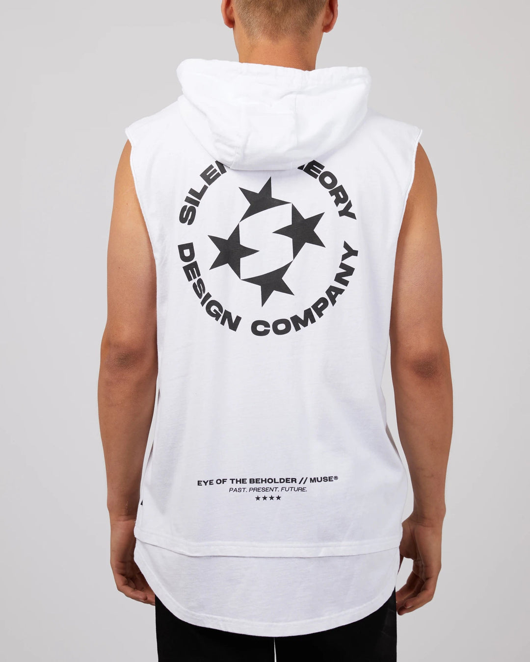 Never Dies Muscle Singlet - White - Chillis & More NZ