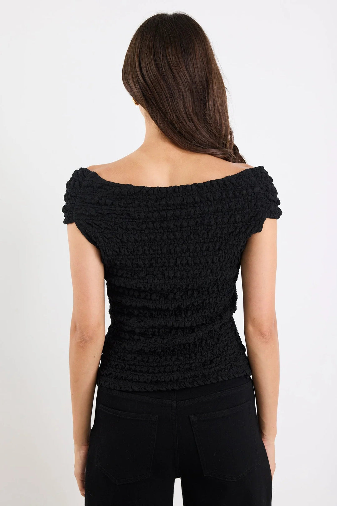 Nightlife Black Lace Stretch Multi Fit Sleeveless Top - Black Lace - Chillis & More NZ