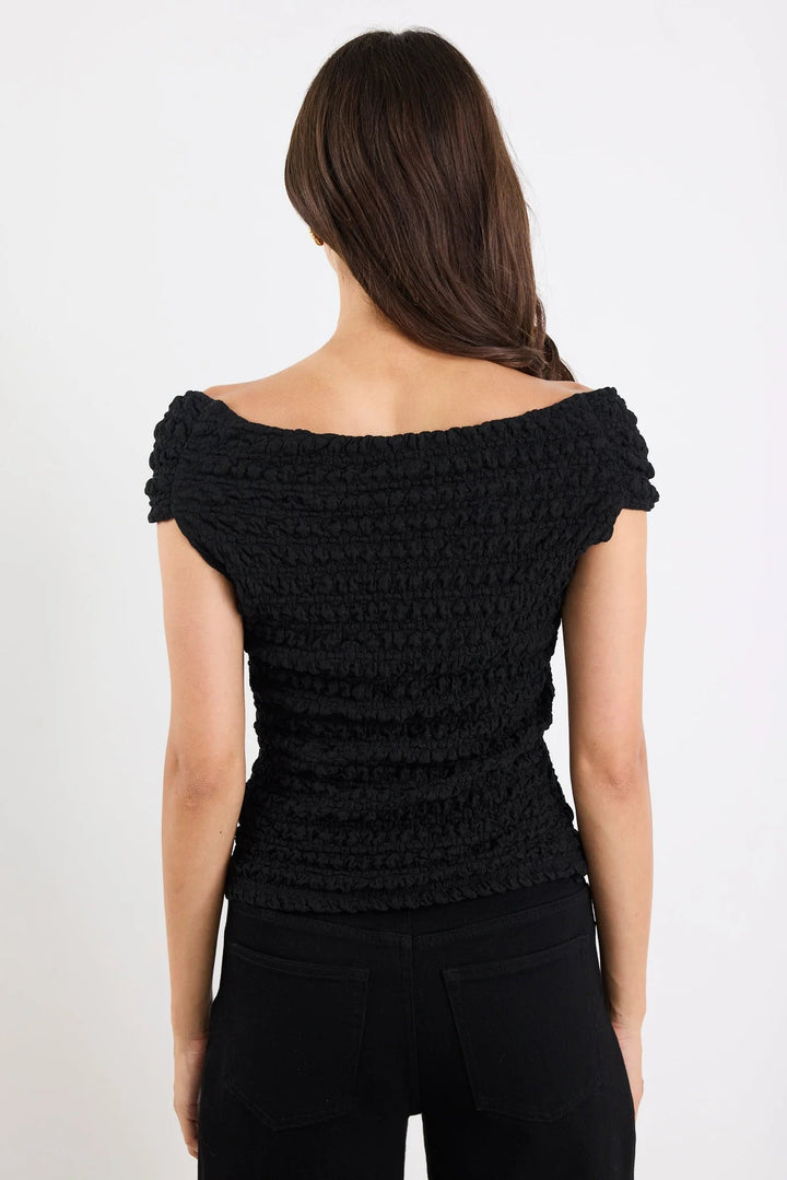 Nightlife Black Lace Stretch Multi Fit Sleeveless Top - Black Lace - Chillis & More NZ