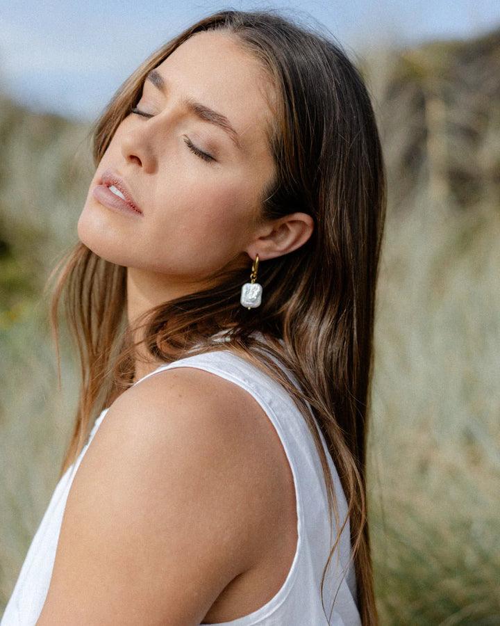 Nina Earrings - Pearl - Chillis & More NZ