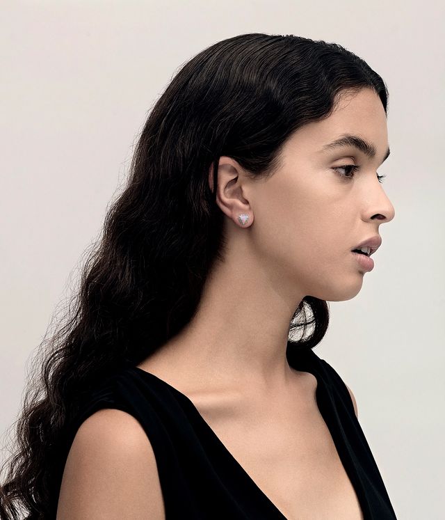 Love Claw Earrings - Pink Bello Opal