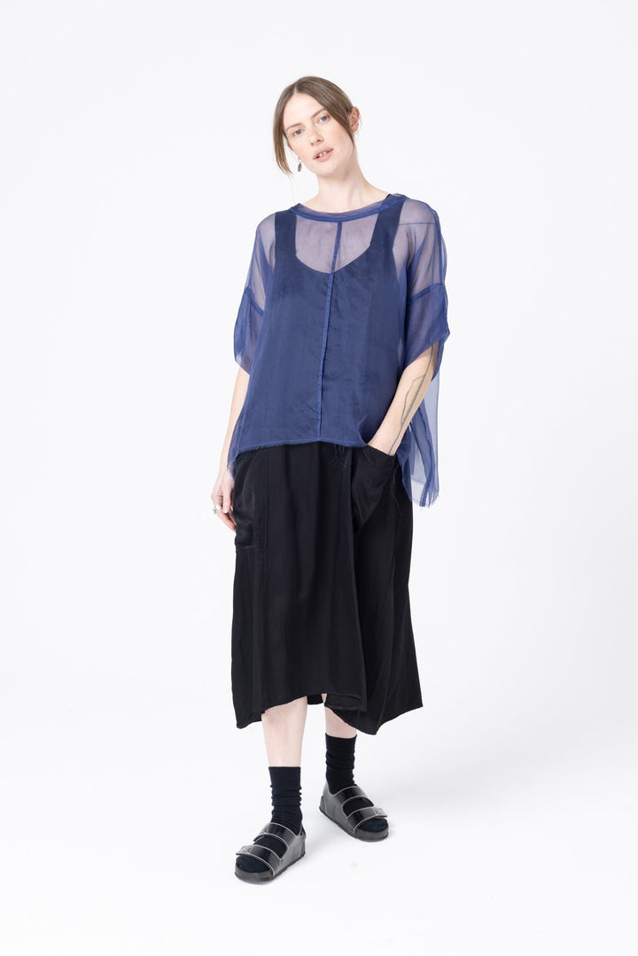 Object Tee - Cobalt Silk - Chillis & More NZ