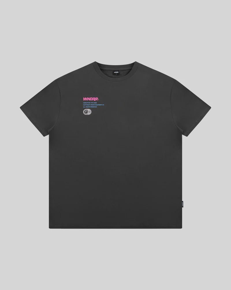 Obscure Box Fit Tee - Faded Black - Chillis & More NZ