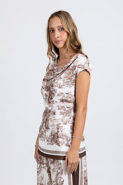 Occasion Top - Chocolate - Chillis & More NZ