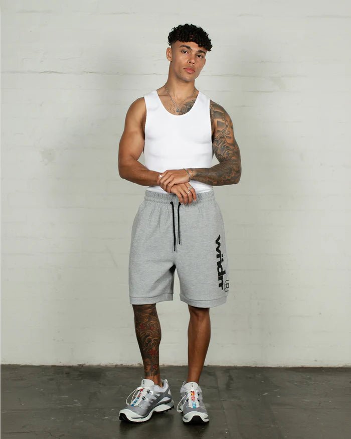 Offcut Tech Trackshort - Grey Marle - Chillis & More NZ