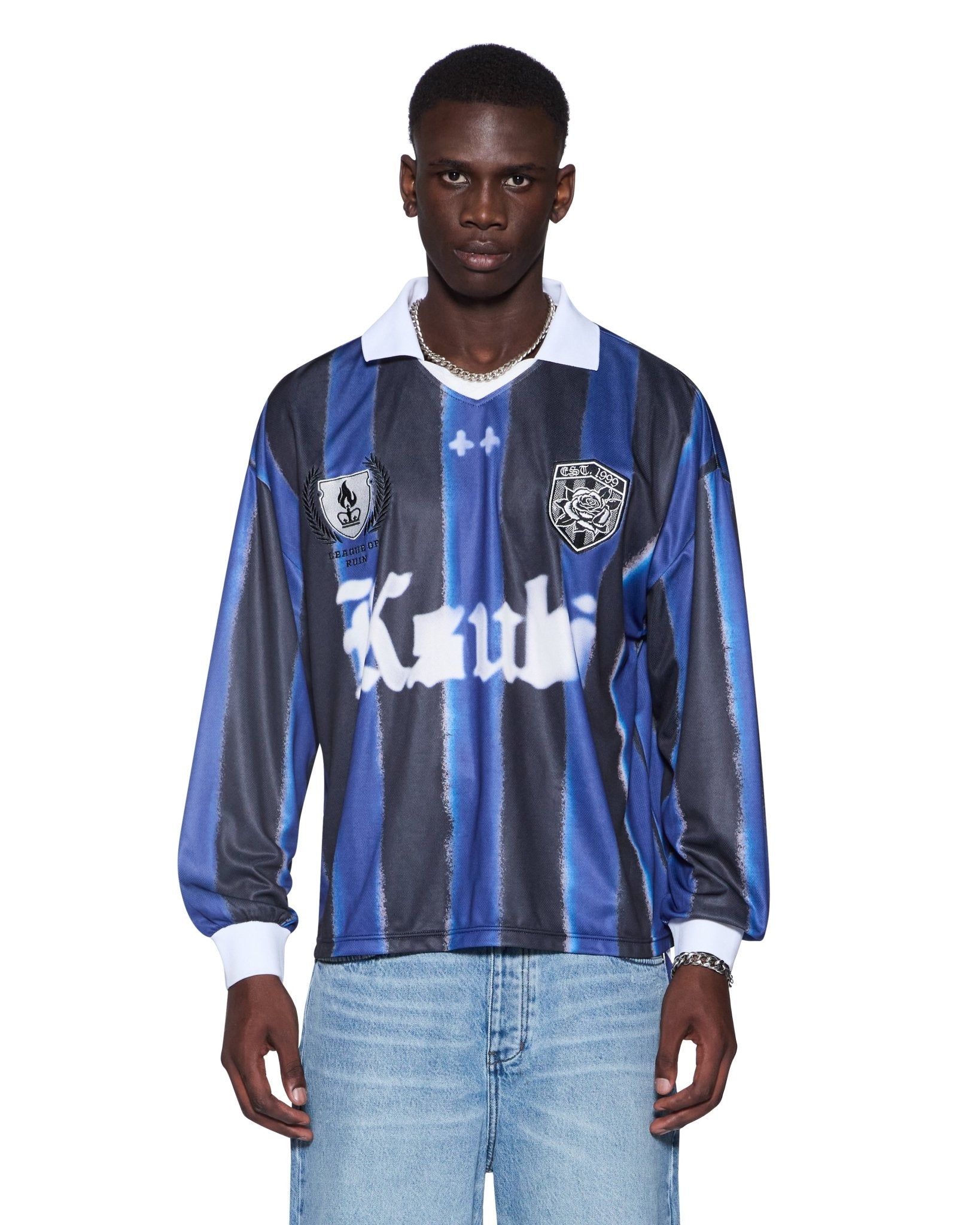 Offside LS Mesh Jersey Stripe - Chillis & More NZ