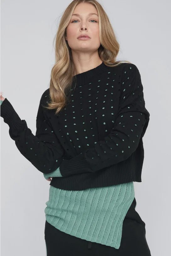 Orbit Sweater - Black - Chillis & More NZ